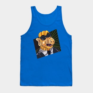 Crazy Alien from the headroom Tank Top